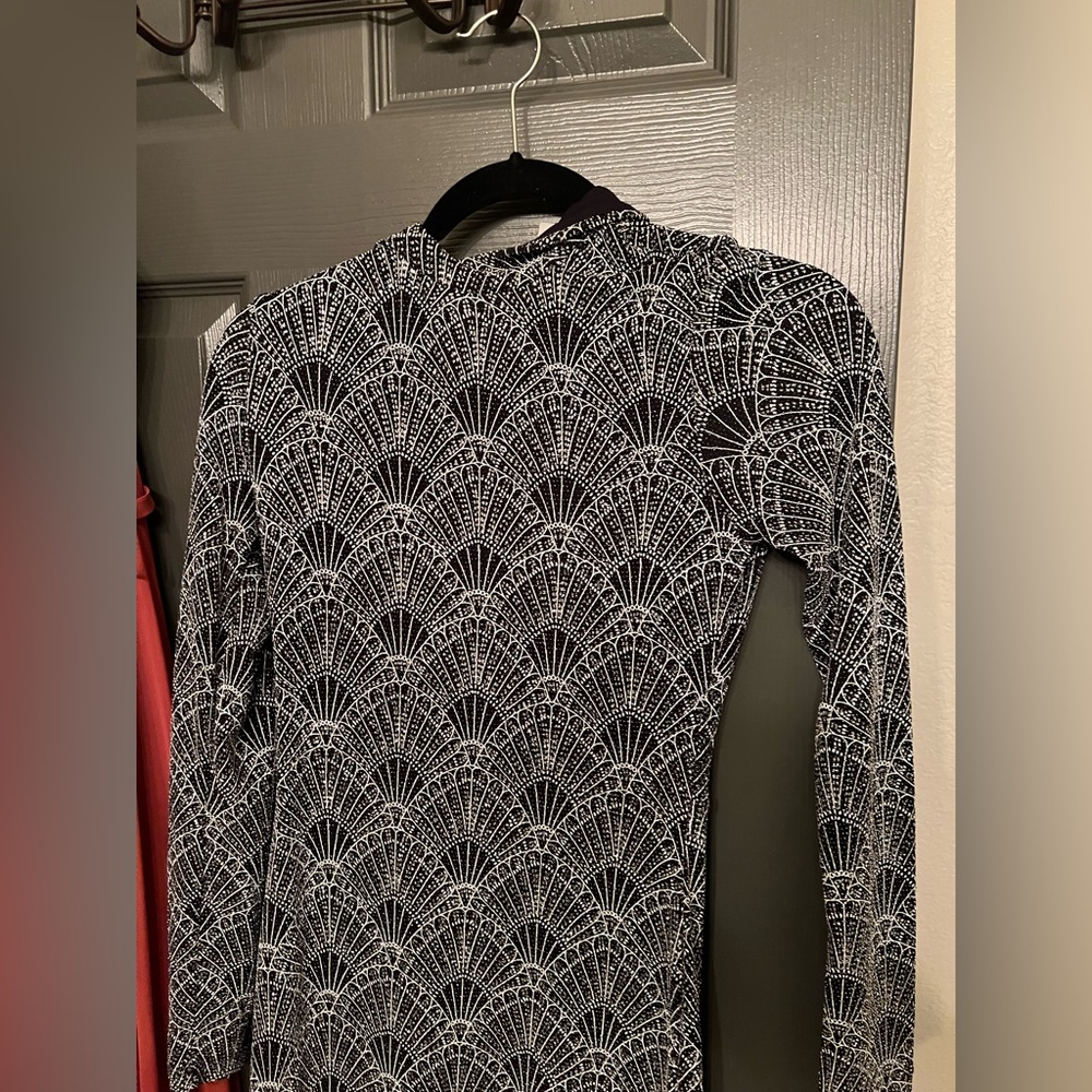 Sparkle formal long sleeve dress